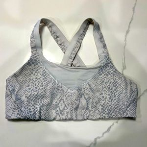 EUC Lululemon sports bra 12 grey